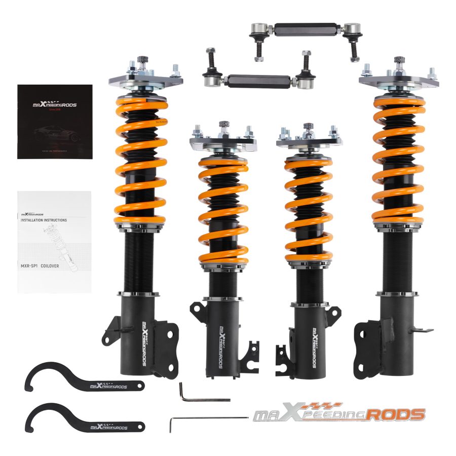 For Mazda speed Protege 1999-2003 MaXpeedingrods COT6 Coilovers Shocks Springs Lowering Kit