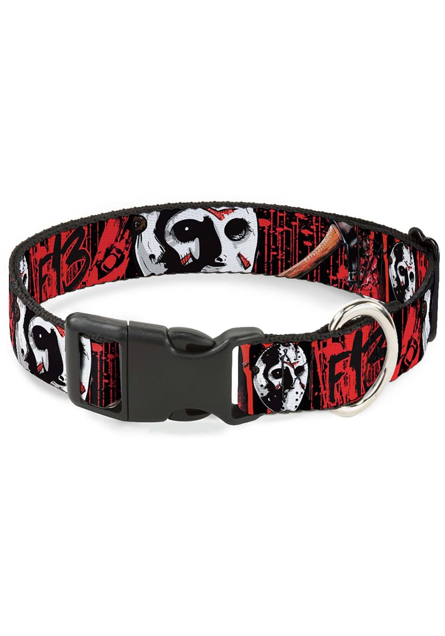 Friday The 13th Blood Splatter Pet Collar