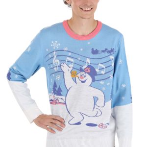 Frosty Scenic Ugly Christmas Sweater