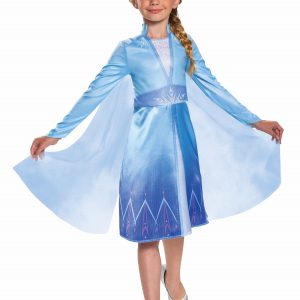 Frozen 2 Elsa Classic Girls Costume