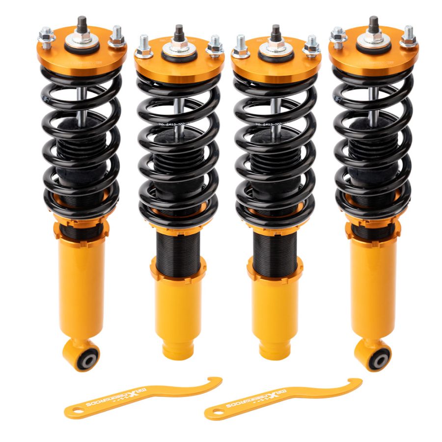 Full Coilovers Suspension lowering Kits compatible for Honda CR-V 1996 - 2001 Golden