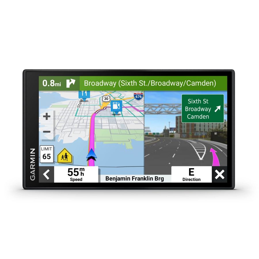 GARMIN 010-02469-00 DriveSmart 66, 6-inch Car GPS Navigator with Bright, Crisp High-resolution Maps and Voice Assist