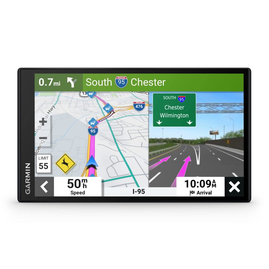 GARMIN 010-02470-00 DriveSmart 76, 7-inch Car GPS Navigator with Bright, Crisp High-resolution Maps and Voice Assist