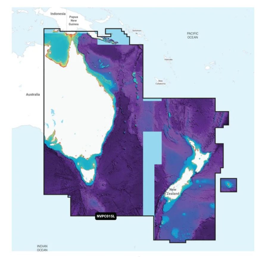 GARMIN 010-C1482-00 GARMIN NAVIONICS VISION+ AUSTRALIA, Compatible With Garmin GPS Navigation Systems/ Chart Plotters; Detailed Coverage Of Australia East And Central To New Zealand; Region Code: NVPC015L; On SD/Micro-SD Card; One-Year Subscription