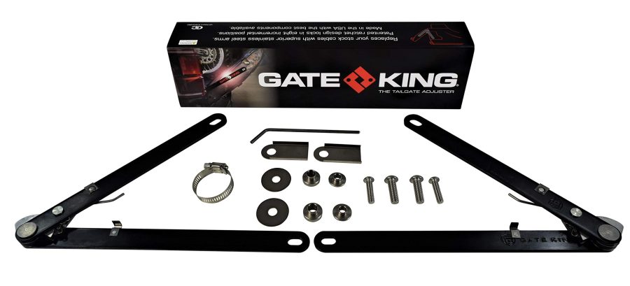 GATE KING 121418 Ratcheting Multi Position Pickup Truck Tailgate Adjuster for Chevy Colorado & GMC Canyon (2014-2023) MADE in USA