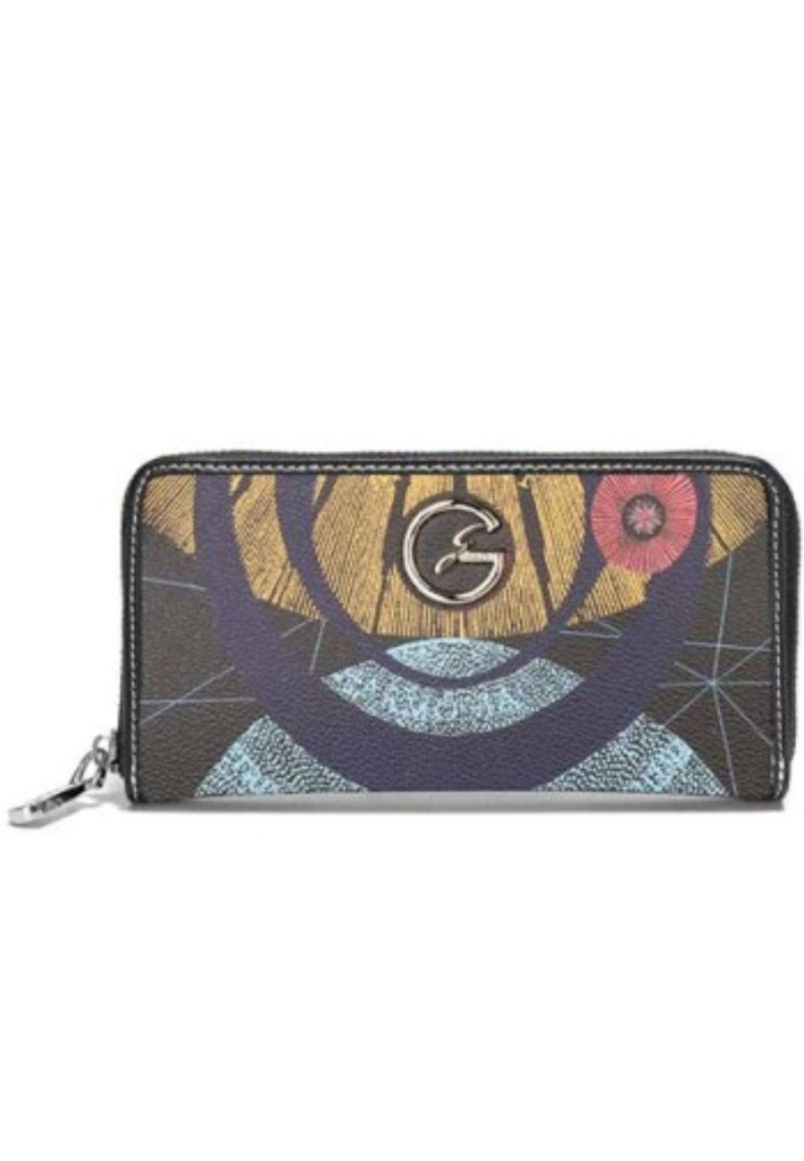 GATTINONI PLANETARIUM L ZIP WALLET PVC