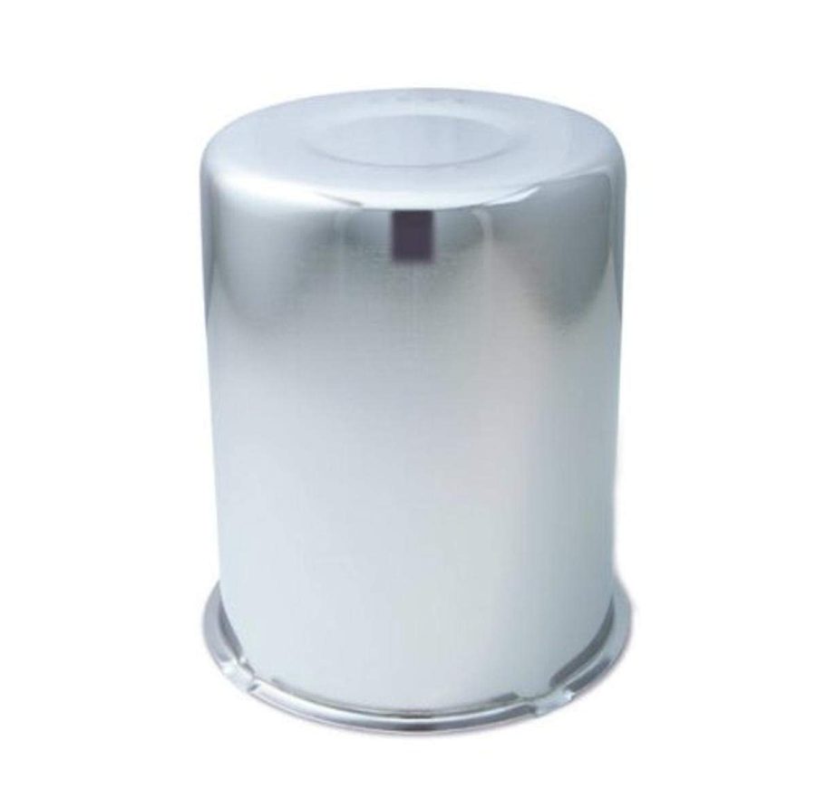 GORILLA 0HC296 Wheel Center Cap; Hub Cover; 4.9 Inch Diameter; 6 Inch Height; Closed Style; Chrome Plated; Steel; Single