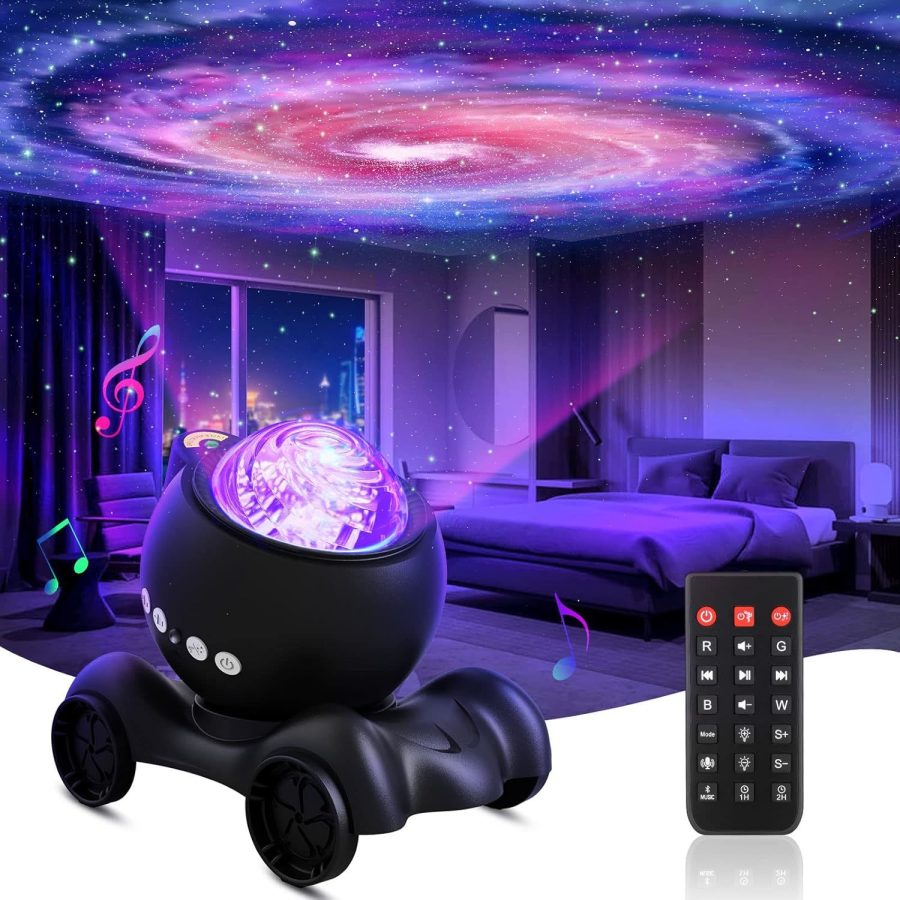 Galaxy Projector, Star Projector Built-In Bluetooth Speaker, Night Light Project