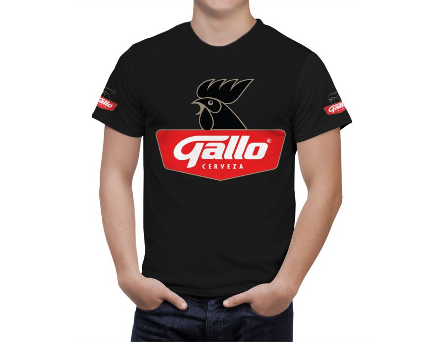 Gallo Beer Logo Black Short Sleeve T-Shirt Gift New Fashion