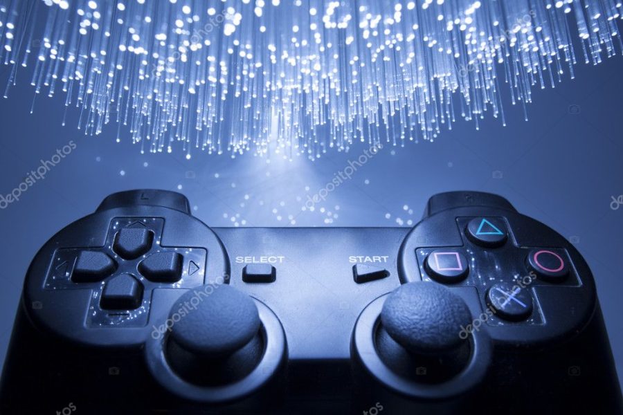 Game controller and blue light