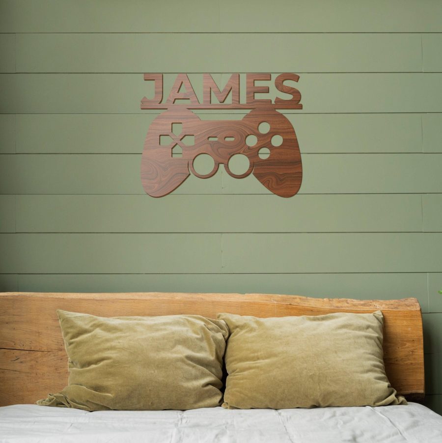 Gamer Name Wood Sign