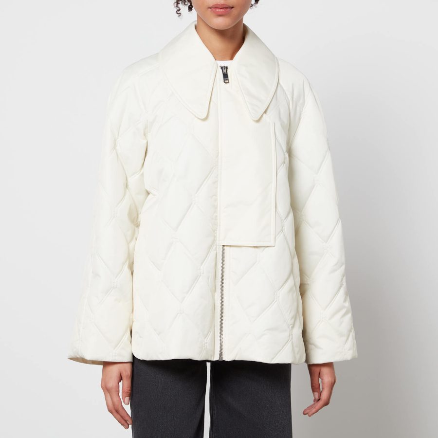 Ganni Quilted Recycled Ripstop Jacket - EU 42/UK 14