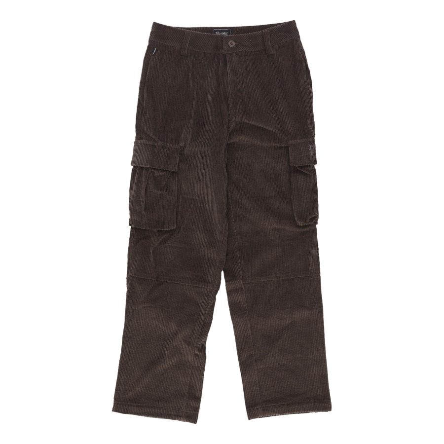 Genesis Corduroy Cargo Pant Brown Men's Long Trousers