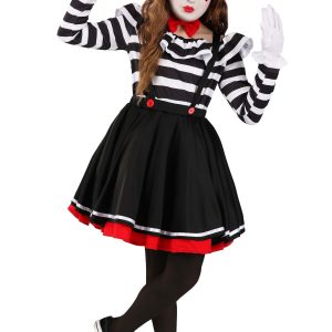 Girl's Curious Mime Costume