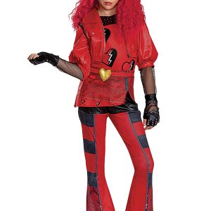 Girl's Disney Descendants 4 Deluxe Red Costume