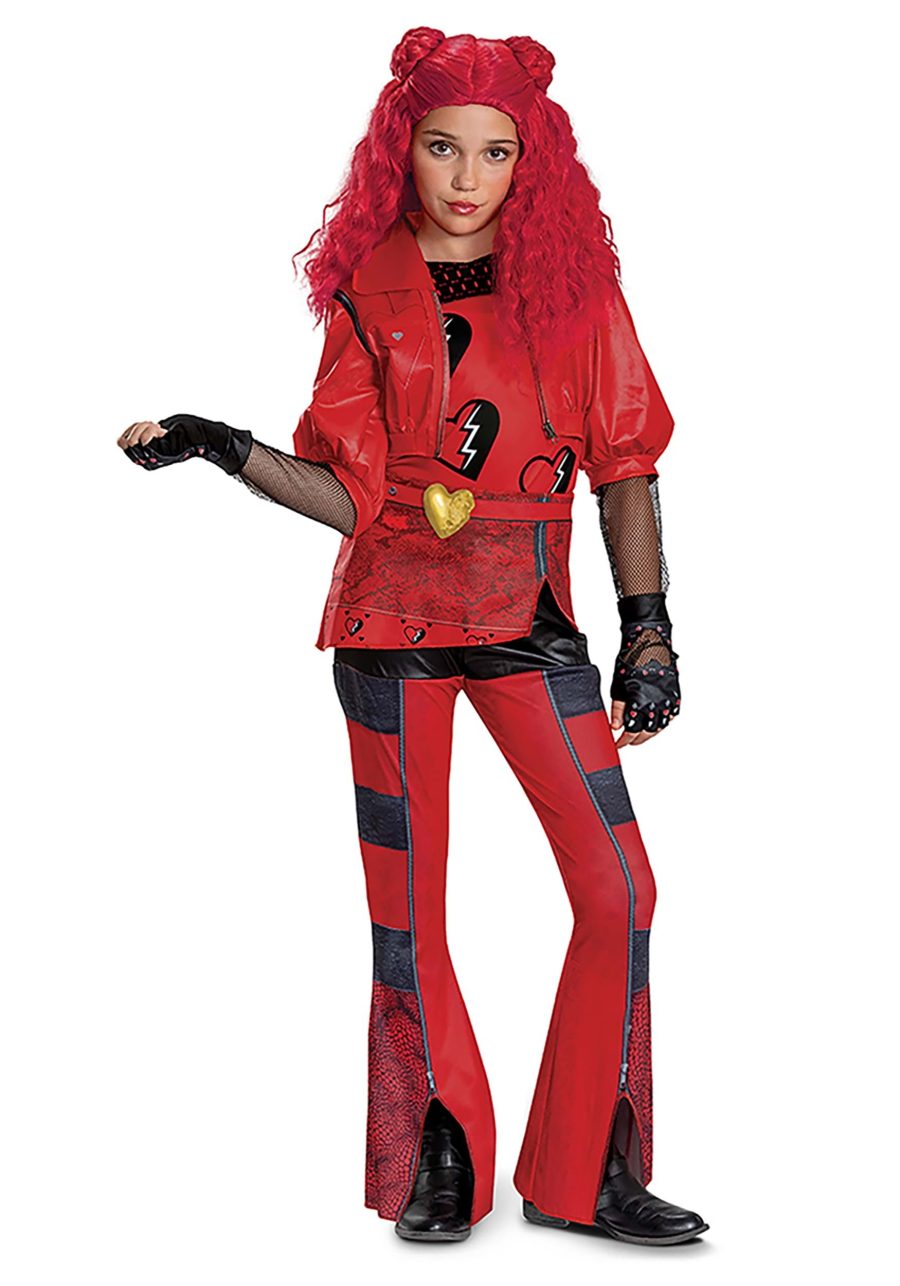 Girl's Disney Descendants 4 Deluxe Red Costume