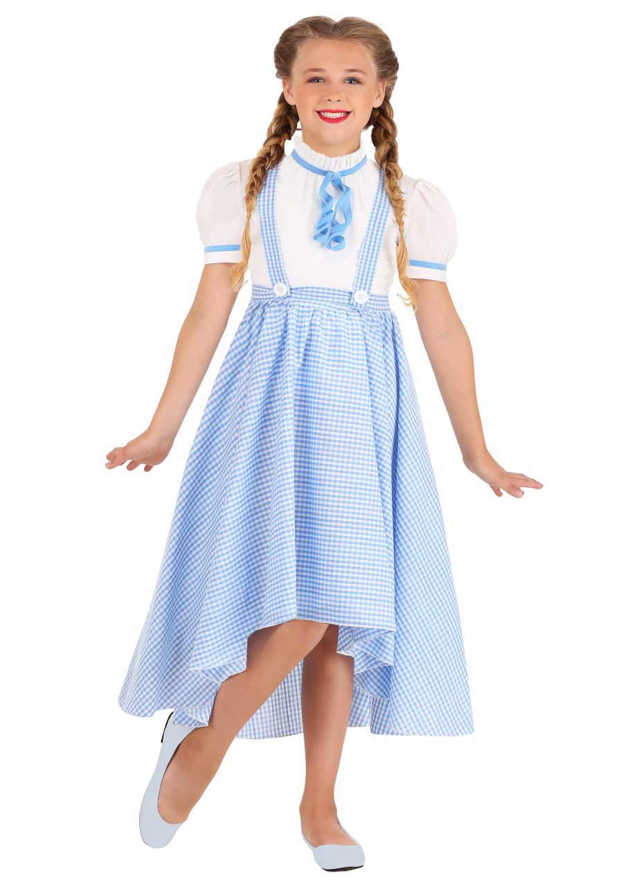 Girl's Hi-Lo Gingham Dress Costume