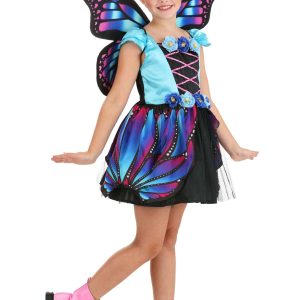 Girl's Vibrant Butterfly Costume