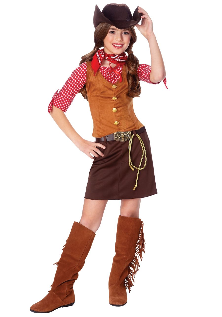 Girl's Wild West Gun Slinger Costume