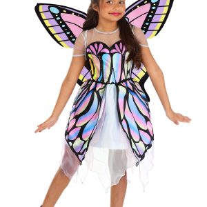 Girl's Wild Wings Pastel Butterfly Costume