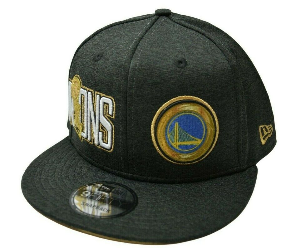 Golden State Warriors NBA 17 Champions 9FIFTY Flat Bill Snapback Hat by New Era