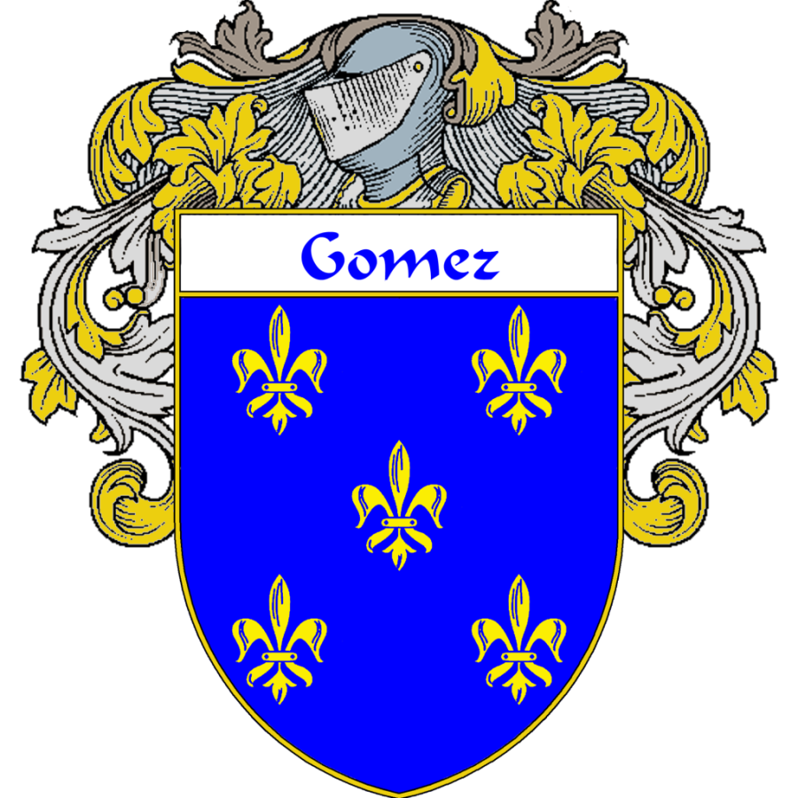 Gomez Family Crest / Coat of Arms JPG and PDF - Instant Download