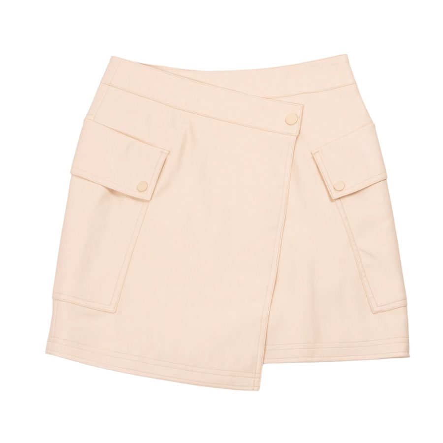 Gradual Miniskirt in Beige