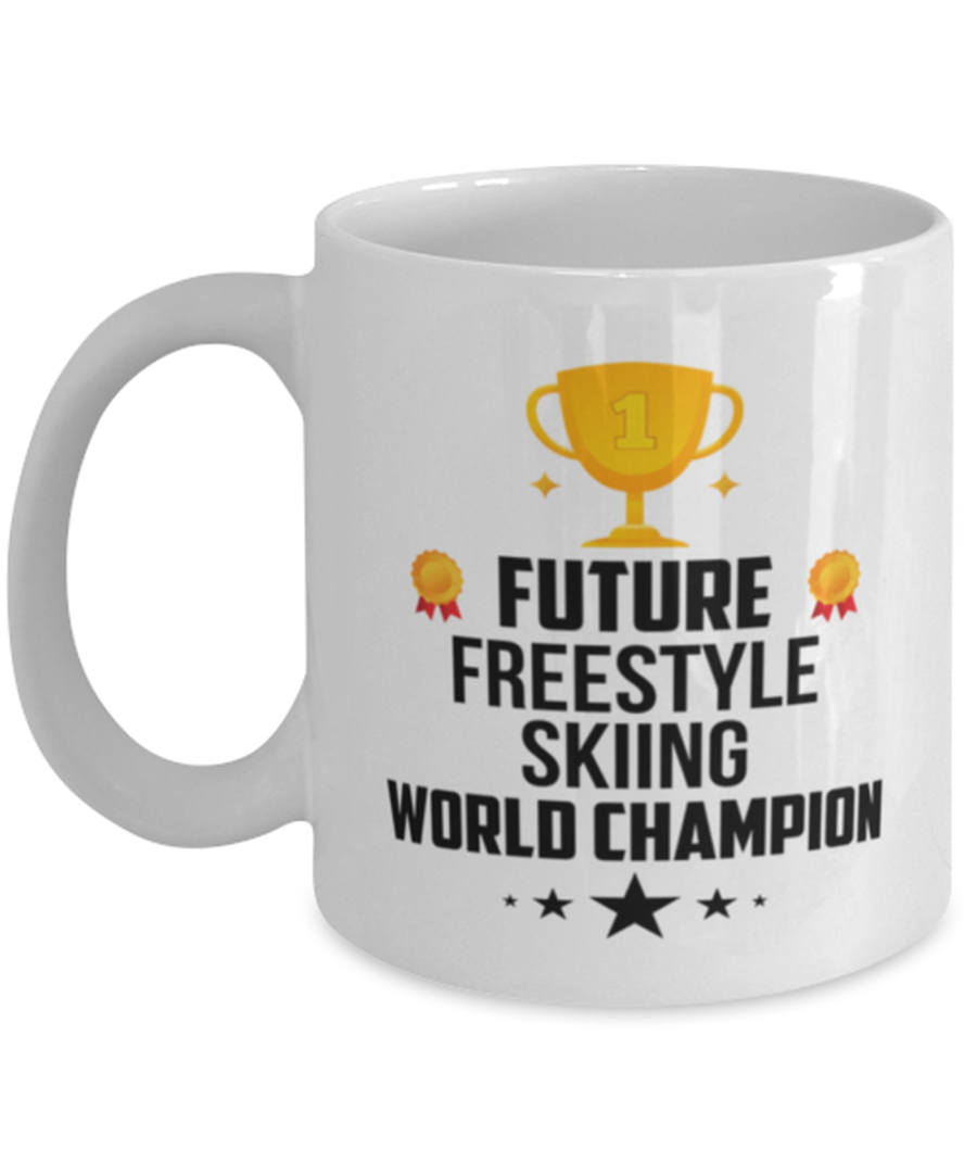 Graduation Mug - Future Freestyle Skiing Funny Coffee Cup For Sports Player