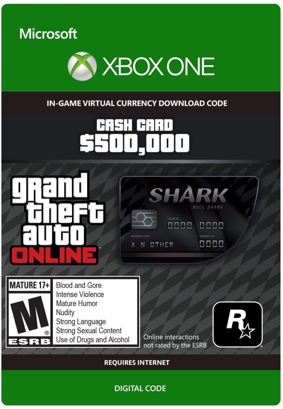 Grand Theft Auto Online: Bull Shark Cash Card for Xbox One