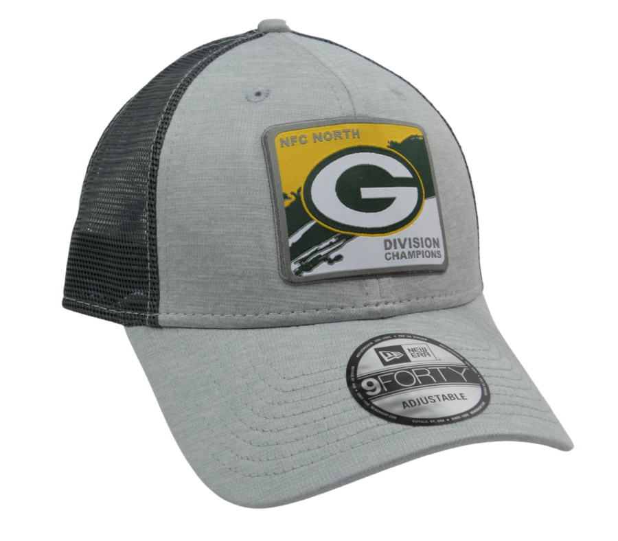 Green Bay Packers New Era 9FORTY Division Champions 2Tone Gray NFL Hat