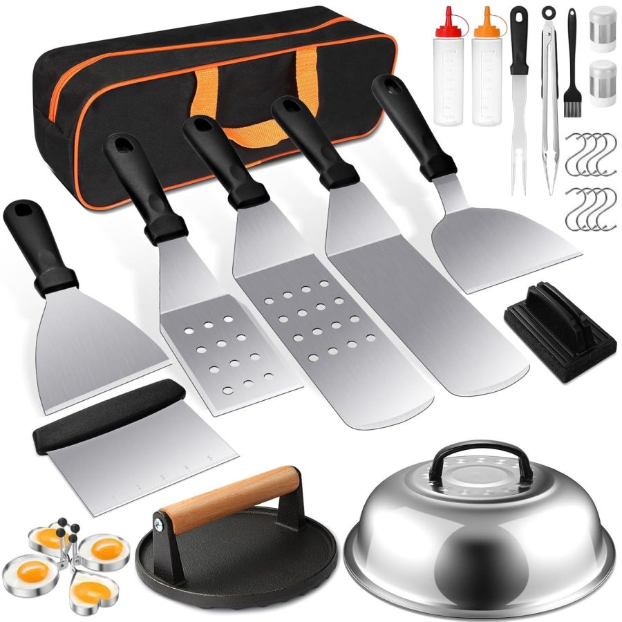 Griddle Accessories Kit, 29 Pcs Flat Top Grill Accessories For Blackstone And Ca