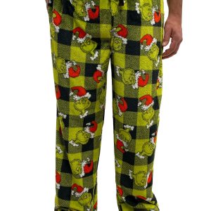 Grinch Buffalo Plush Sleep Pants