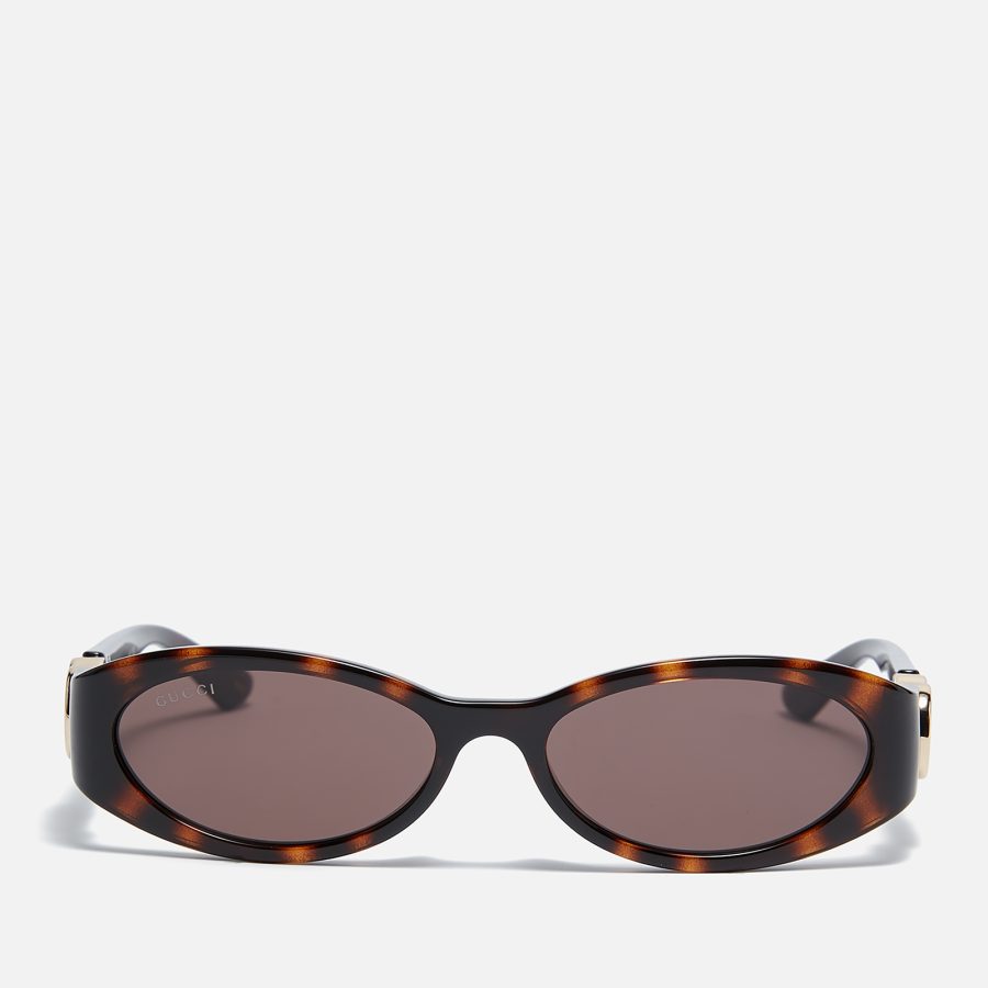 Gucci Bio-Injection Oval-Frame Sunglasses