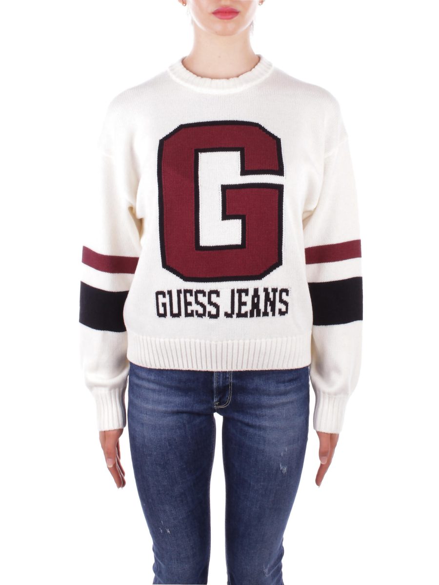 Guess Sweaters White