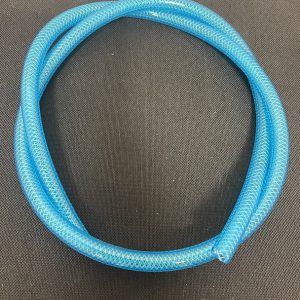 HELIX RACING 140-0105 1/4FT ID X 10FT HIGH PRESSURE BLUE, For Powersport Applications; High Pressure Handles Up To 200 PSI; 10 Foot Length; 1/4 Inch Inner Diameter; Blue; Nylon Interbraid Polyurethane