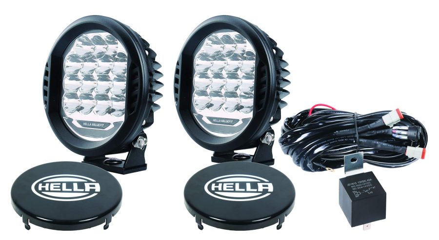 HELLA 358117171 ValueFit 500 LED Series - LED Driving Lamp Kit - Universal Off-Road Light for Pickup Trucks, ATV, SUV, 4x4, Jeep, Tractors /