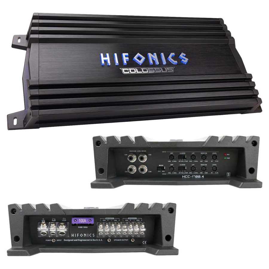 HIFONICS HCC1700.4 4 Channel Colossus Amplifier 1700 Watts