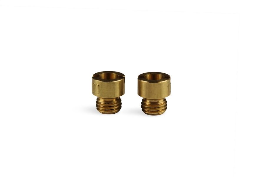 HOLLEY 122-55 JETS, For Use With Holley Carburetor; Gasoline; 0.054 Inch Hole Size; Brass; Set of 2