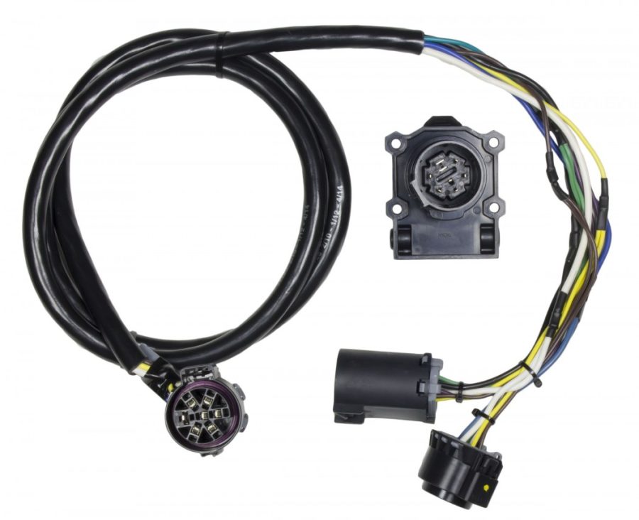 HOPKINS 41158 ENDURANCE JACKETED OE 5TH W, Fifth Wheel Wiring Harness; 7-Way Blade To 7-Way Blade; Plugs Into OEM Wiring System; 6 Foot Extension; Single