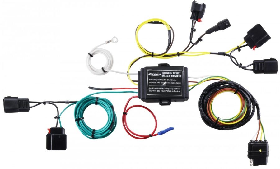 HOPKINS 42564 WIRING KIT, 4-Way Flat; Utilizes OEM Connectors; With Dust Cover And Grease Packet