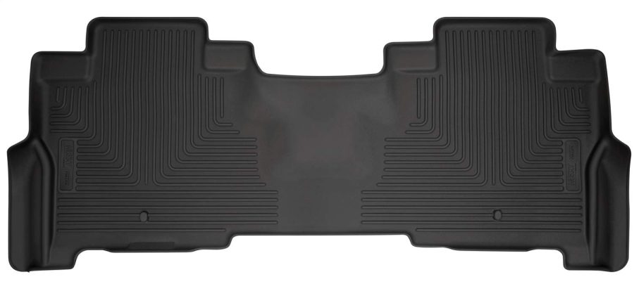 HUSKY LINERS 14341 Weatherbeater Floor Mats | Fits 2018 - 2024 Ford Expedition | 2nd Row, 1-pc Black