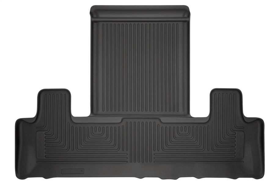 HUSKY LINERS 14351 Weatherbeater Floor Mats | Fits 2018 - 2024 Ford Expedition; Lincoln Navigator | 3rd Row, 1-pc Black