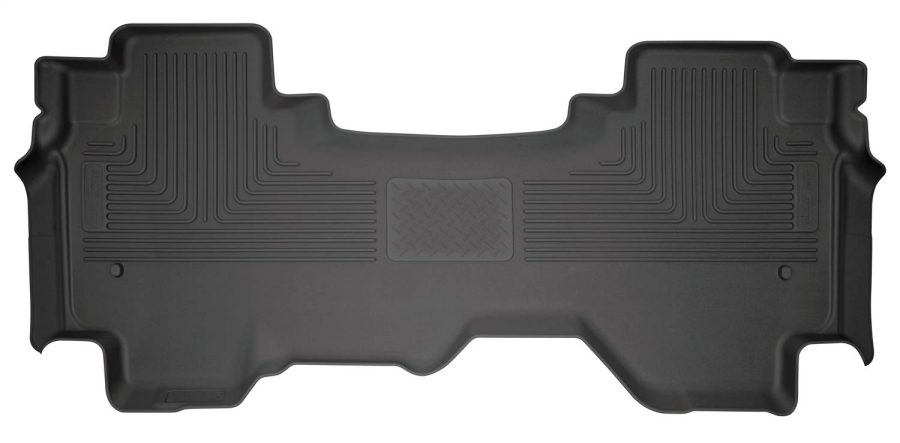 HUSKY LINERS 14741 Weatherbeater Floor Mats | Fits 2019 - 2024 Dodge Ram 1500 EXT/Quad Cab | 2nd Row, 1-pc Black