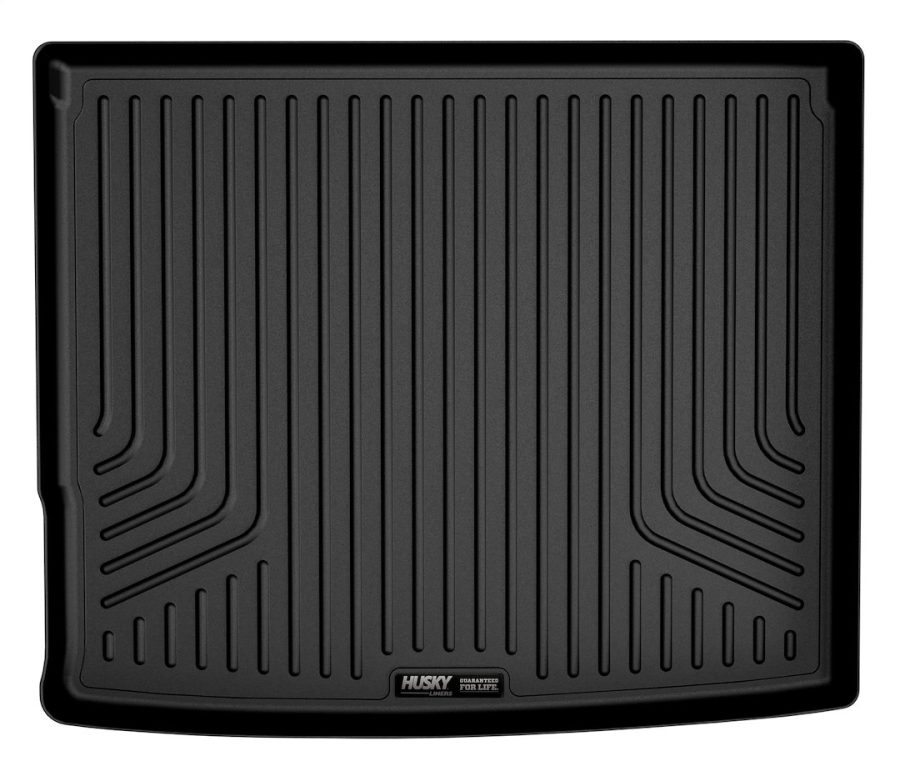 HUSKY LINERS 29461 WEATHERBEATER FLOOR LINER; BLACK;, Molded Fit; Raised Edges; Black; TPO (Thermoplastic Olefin); Non-Skid