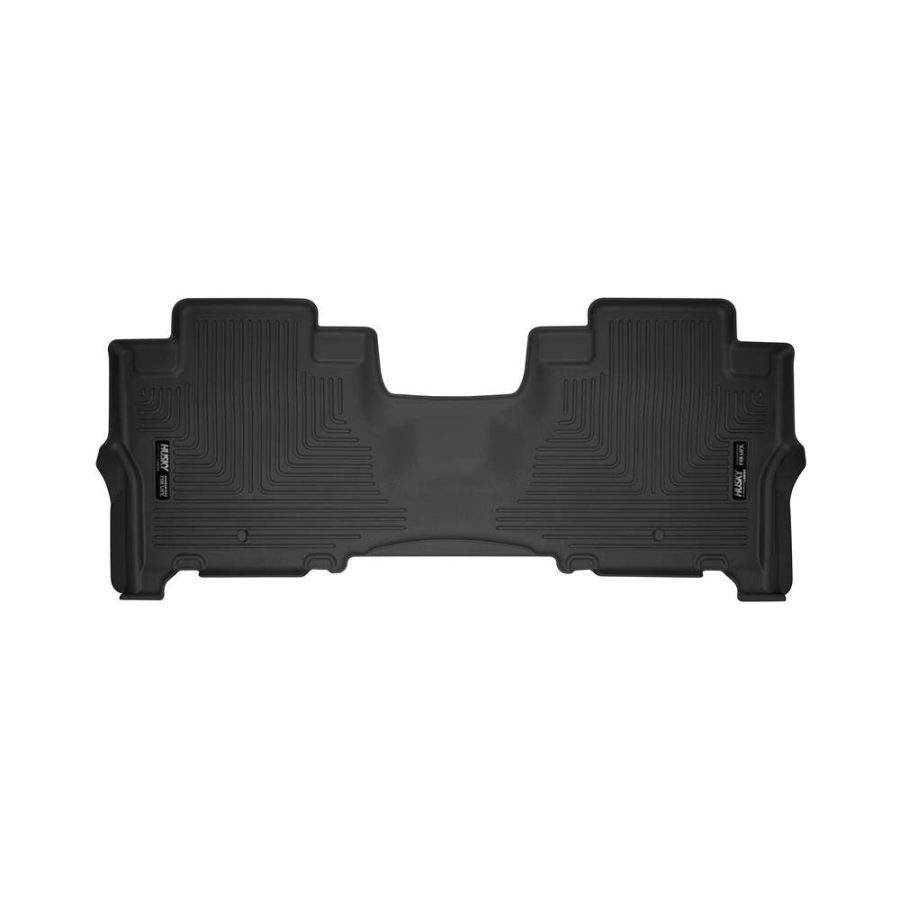 HUSKY LINERS 54691 X-act Contour Floor Mats | Fits 2018 - 2024 Lincoln Navigator | 2nd Row, 1-pc Black