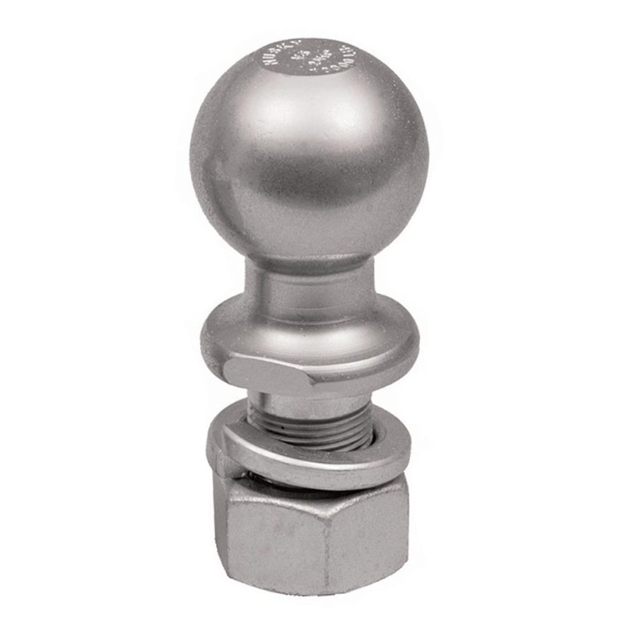 HUSKY TOWING 30255 2-5/16 X 1-1/4 X 2-5/8 Chrome Solid Steel Trailer Hitch Ball