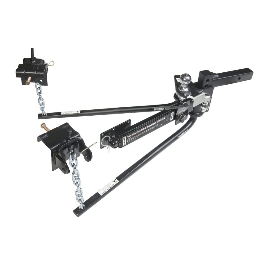 HUSKY TOWING 31986 Round Bar Weight Distribution Hitch Package - 600 lb. Tongue Weight Capacity