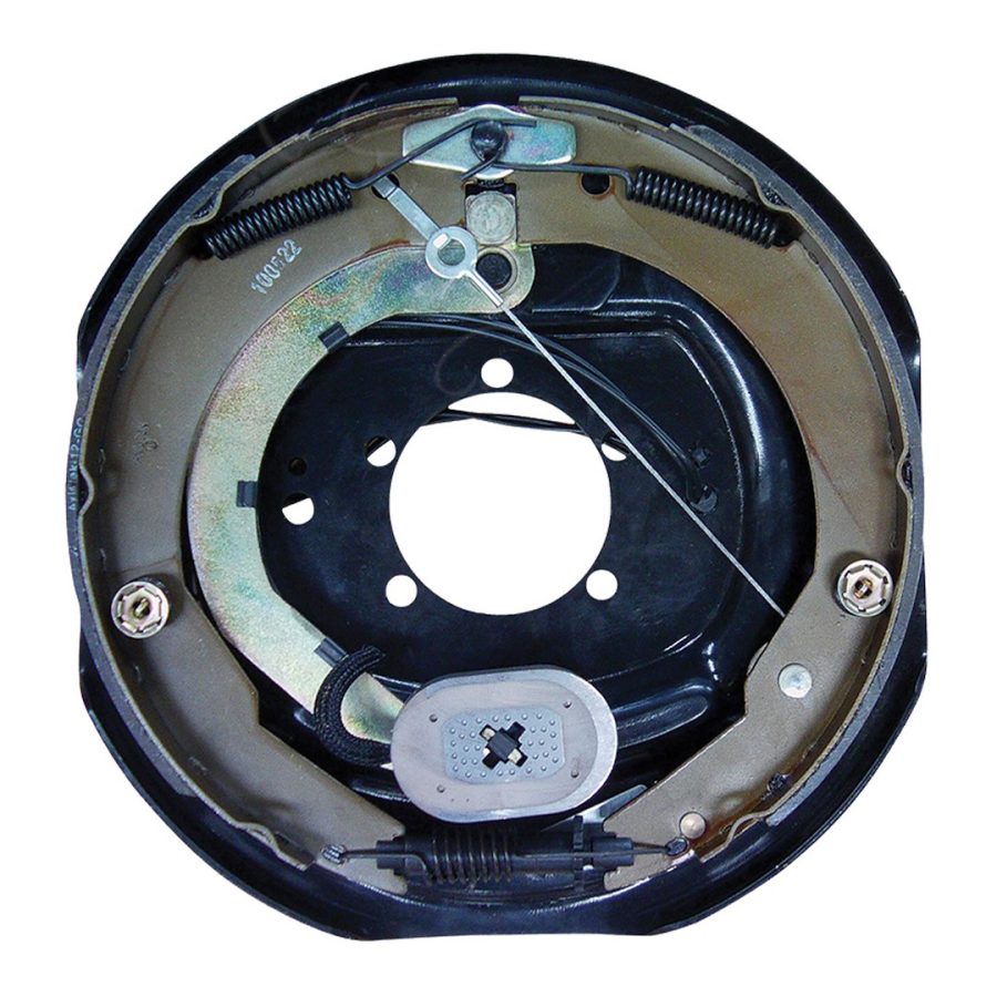 HUSKY TOWING 32288 BACKPLATE 10IN LH 3500# S/A, Replaces Axle Tek or Dexter With 10 Inch Diameter x 2-1/4 Inch; Electric Brakes; Self-Adjusting; 3500 Pound Capacity; Left; Single