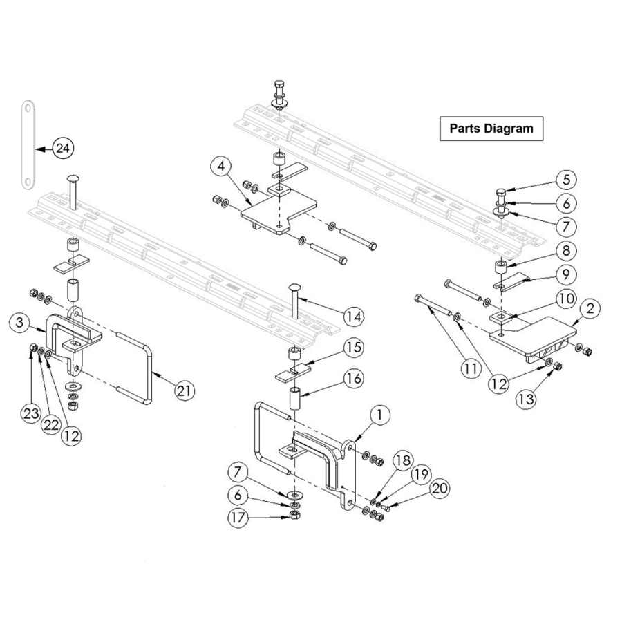 HUSKY TOWING 33073 Ram 3500 All 13-17 Install Kit