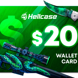 Hellcase.com 20 USD Wallet Card Code